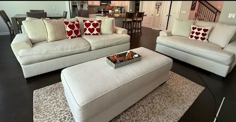 Couches & ottoman for sale
