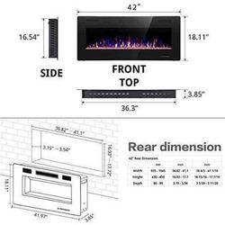 New electric fireplace