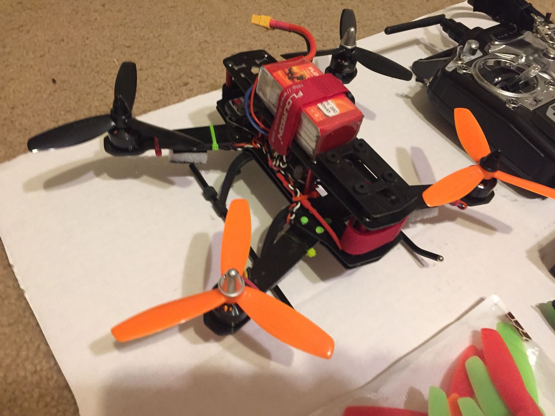 RZ-250 Raptor Custom Racing Quad/Drone