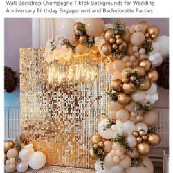 Shimmer Backdrop Decorations