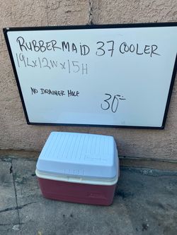 Rubbermaid cooler