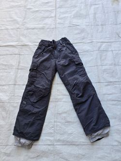 E408 Gray Snowboard Pants Youth M (10-12)