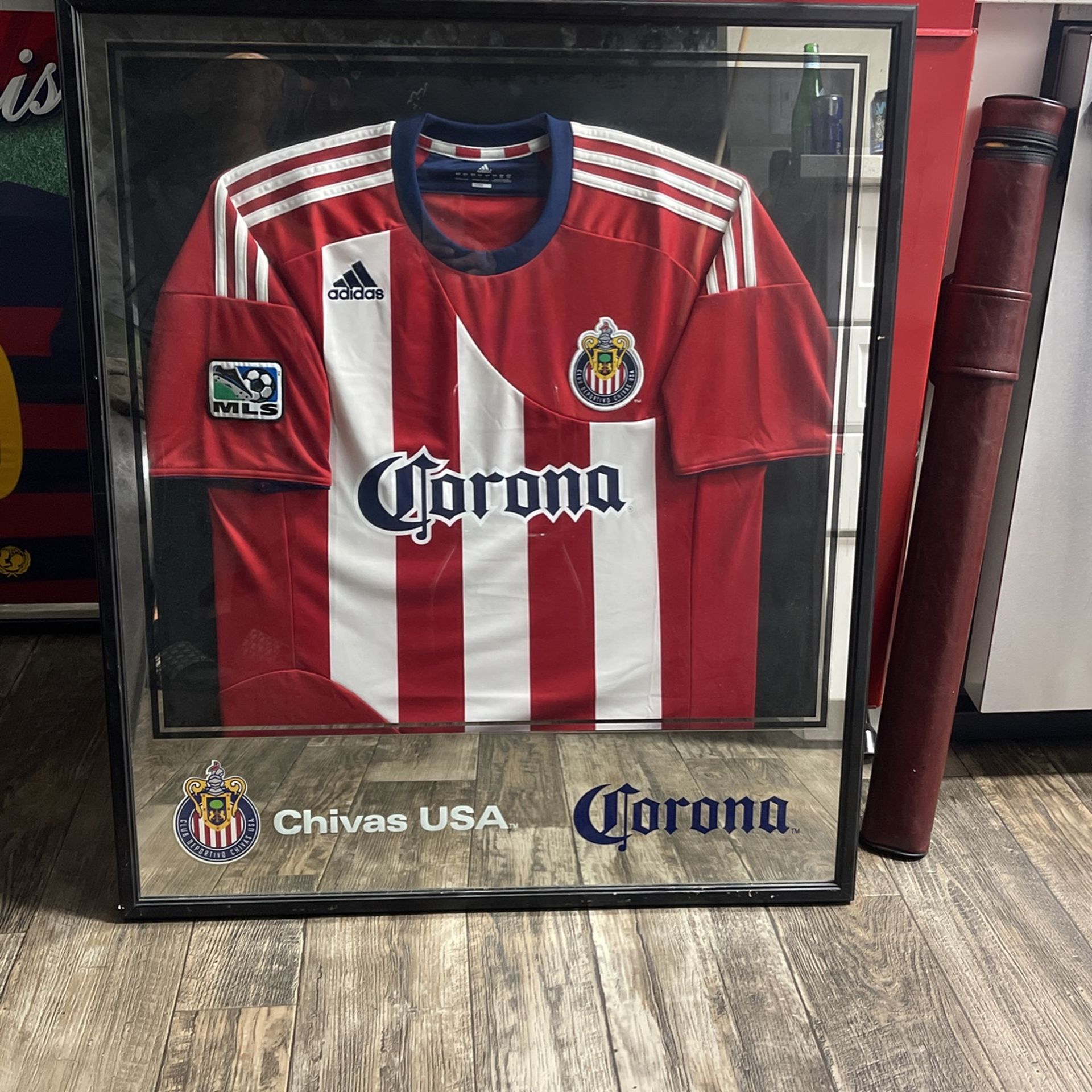 Chivas U.S.A. MLS Framed Jersey By Corona