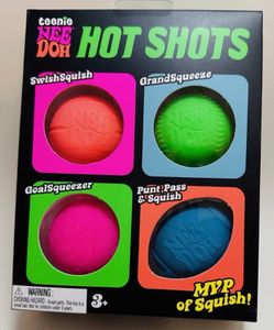 Needoh Teenie Hot Shots (4 pack)