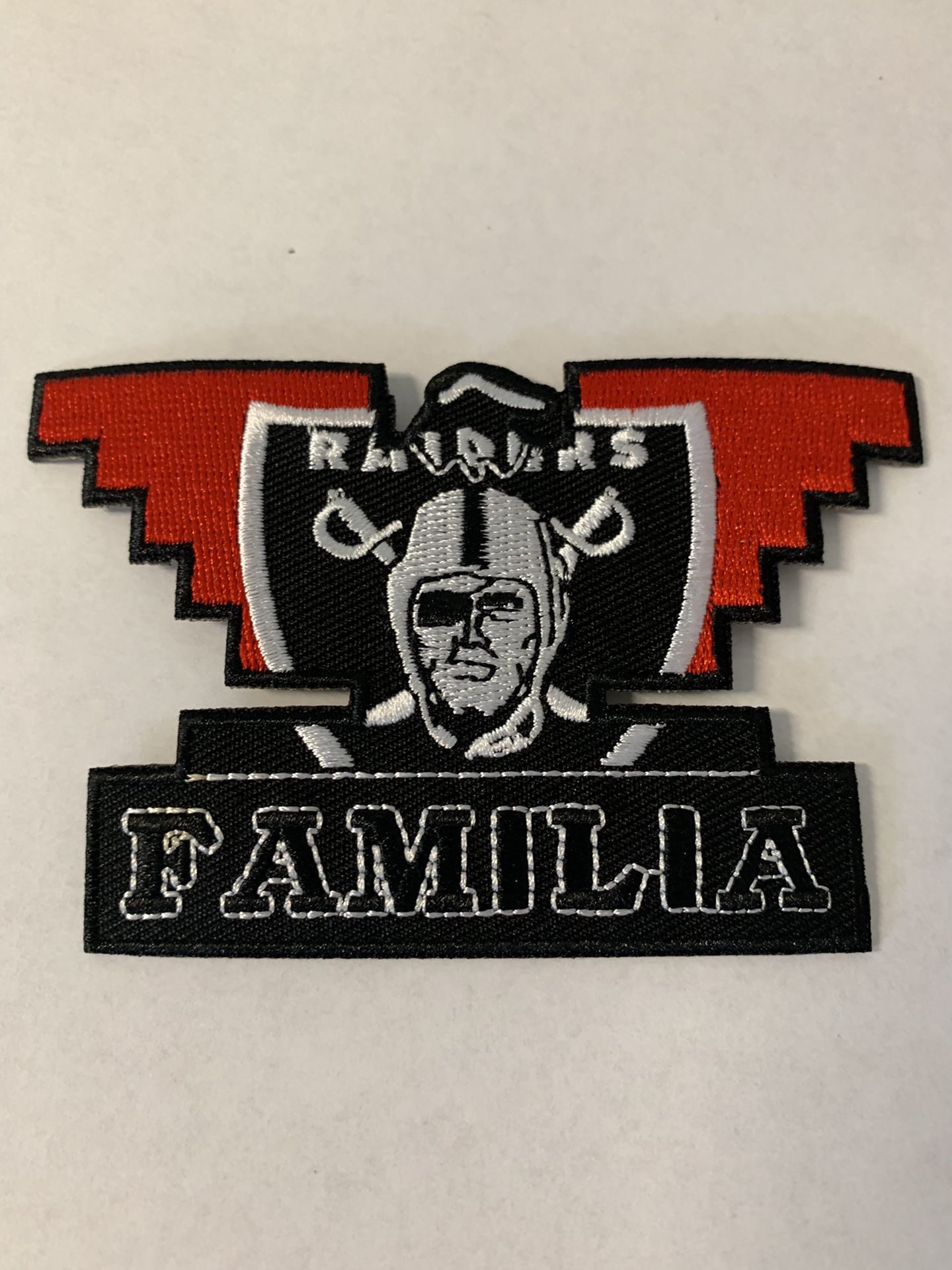 Oakland Raiders huelga familia patch