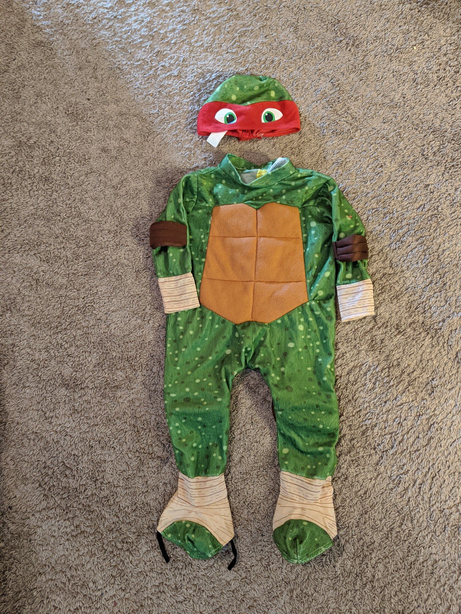 Teenage mutant Ninja turtle toddler costume