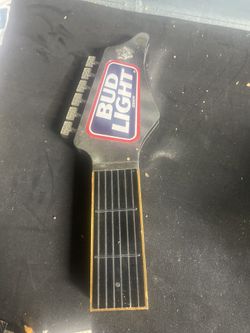 BUD LIGHT GUITAR TAP HANDLE KEGERATOR MAN CAVE