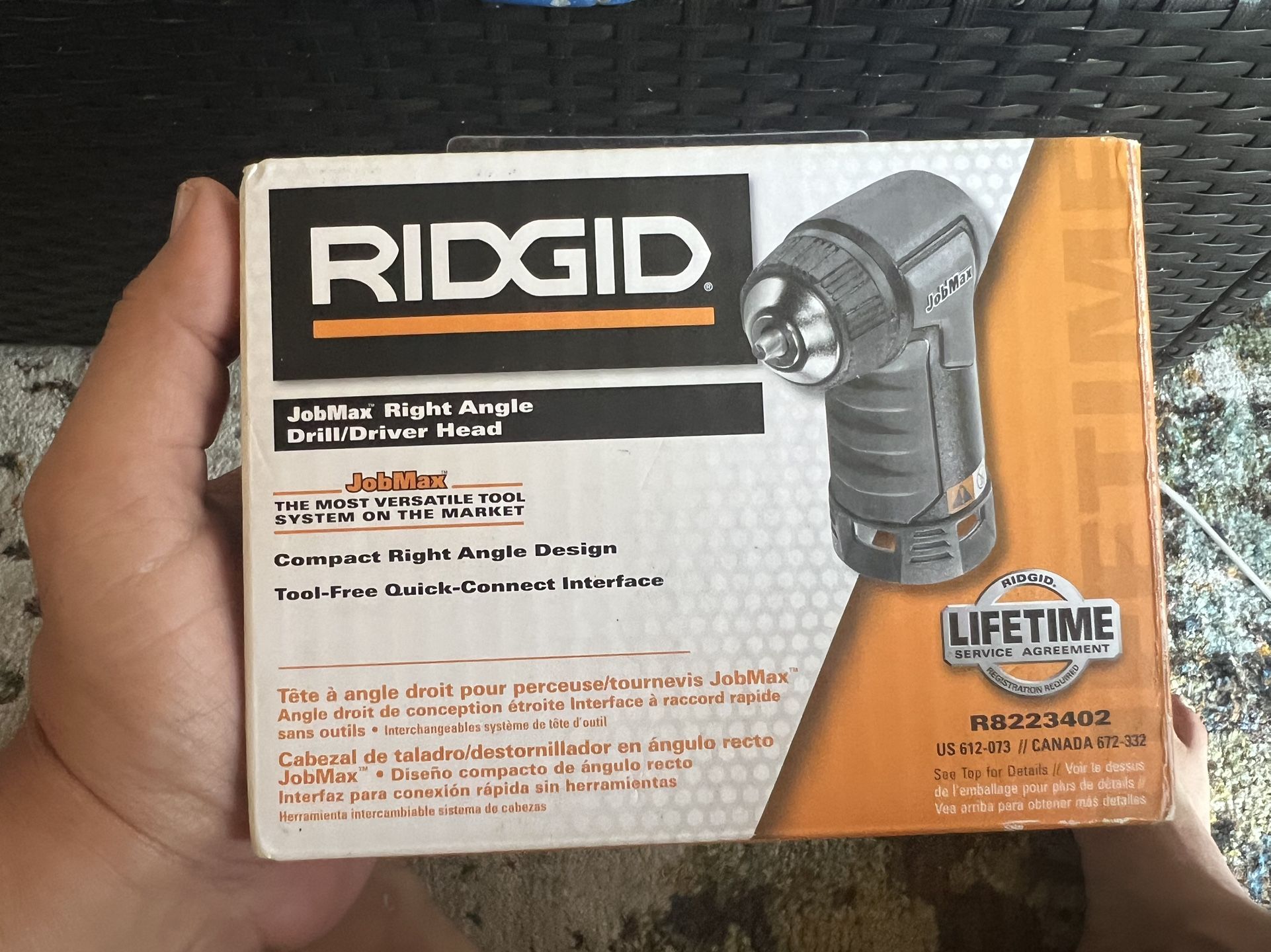 New Rigid JobMax Right Angle Drill/Driver Head