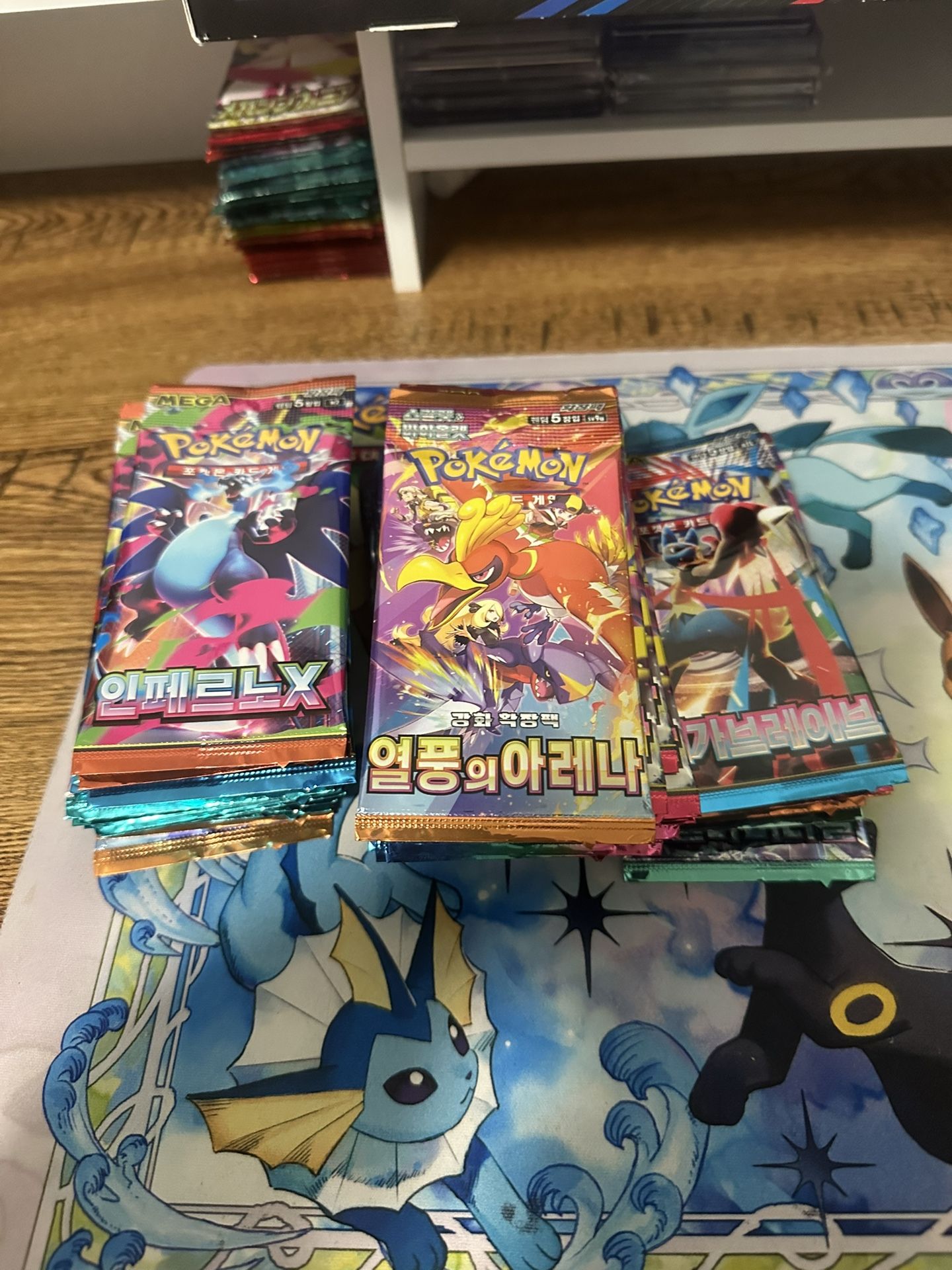 Pokemon Cards Mixed Lot Of Korean Packs