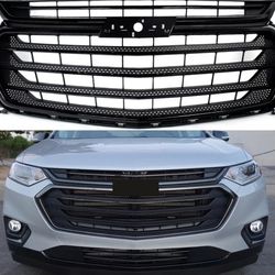 Black Chrome Grill And Smoke Headlight Tint Cover