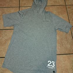 Men's Jordan Short Sleeve Shirt With Hoodie