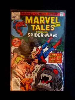 Marvel Tales Spider-man Kazar Zabu Sabre Tooth Gog 104 VF+ High Grade