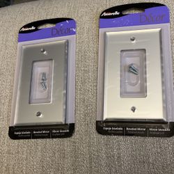 Beveled Mirror Plates 