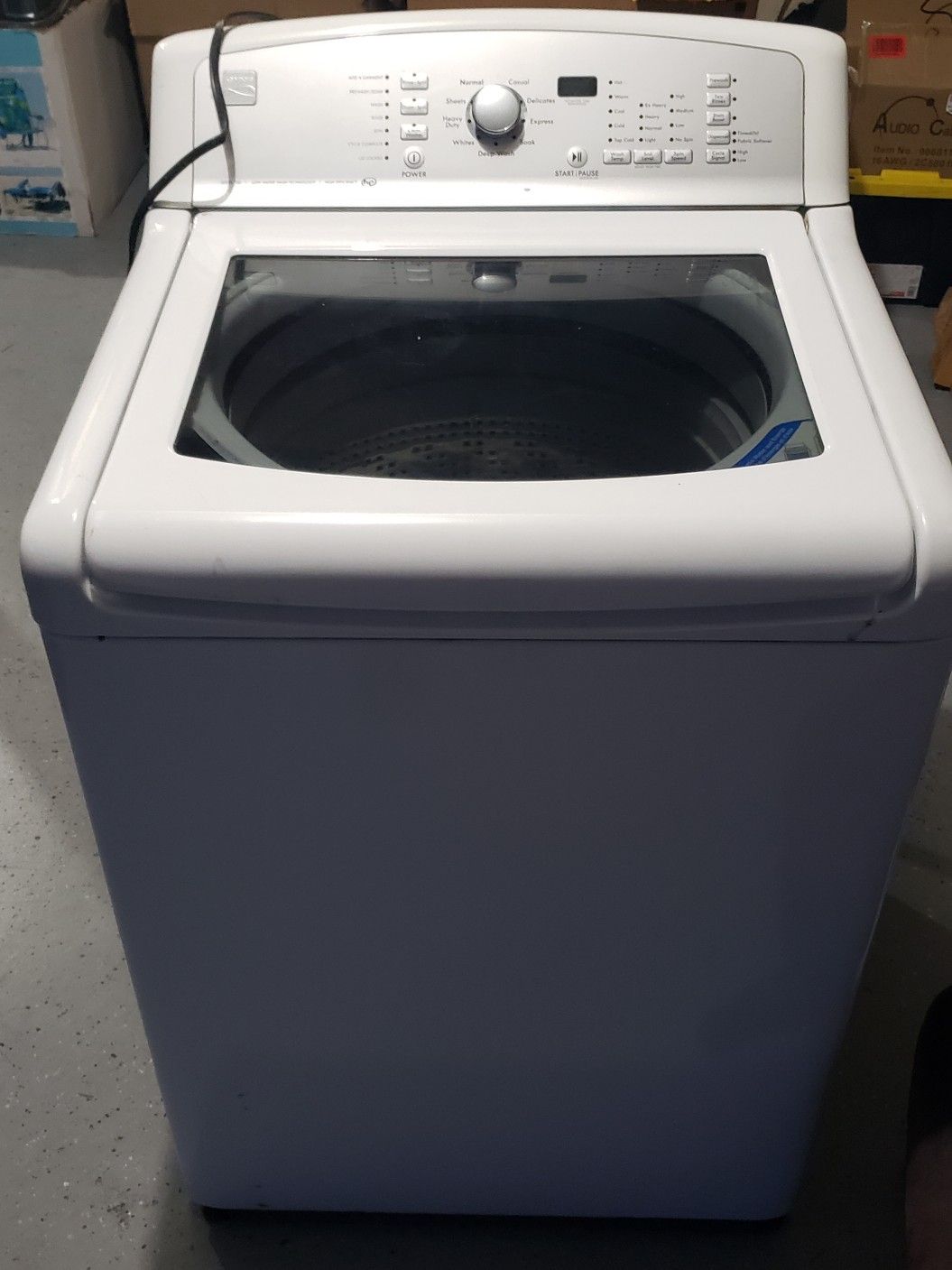 Kenmore 700 series top loading washing machine washer - might need service