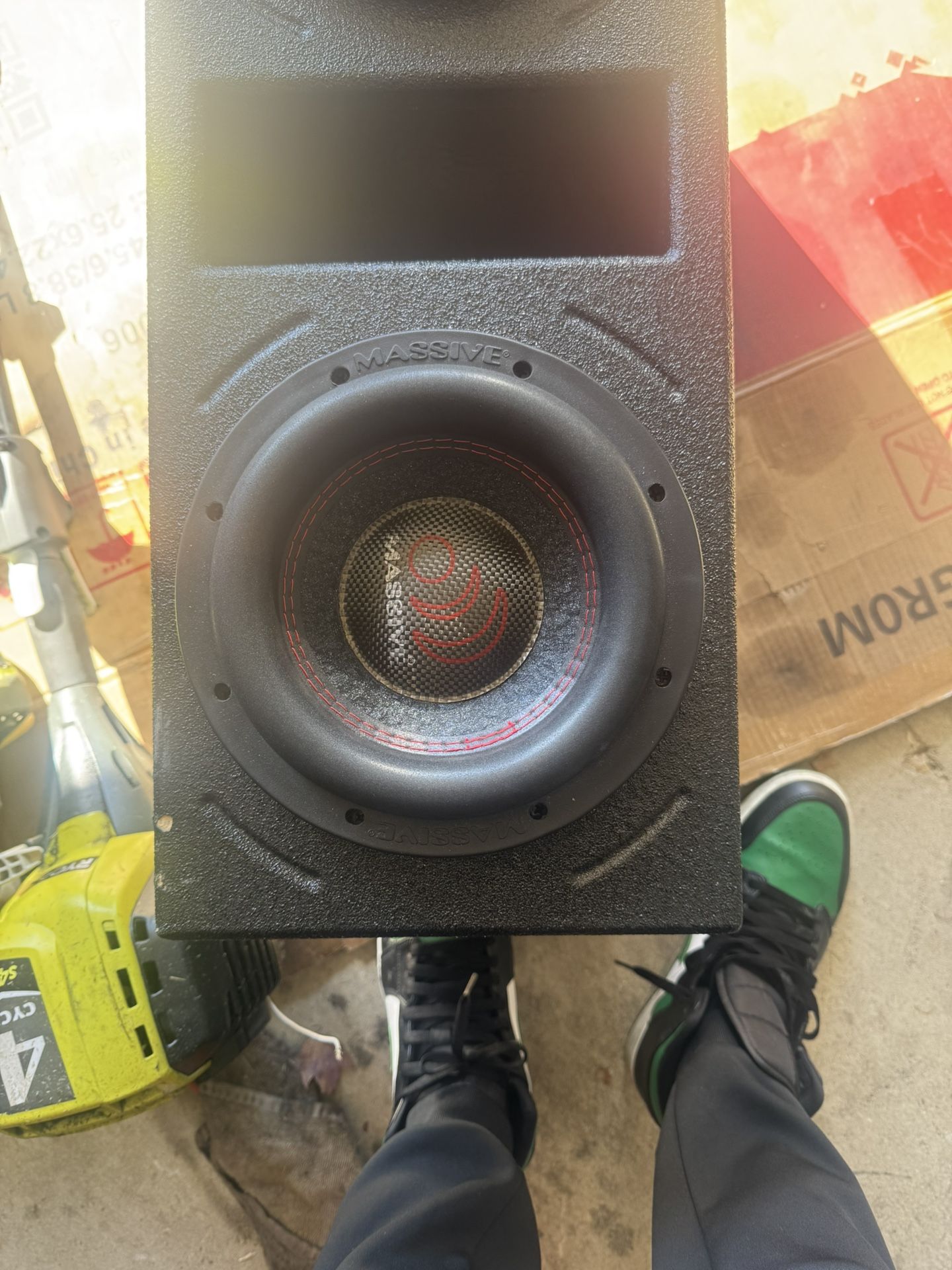 Two 8 Inch Summo Subs In Mega Bass Box