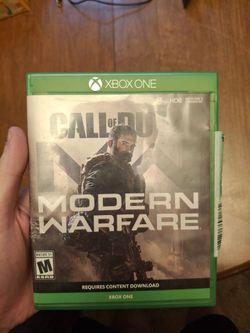 Call of duty modern warfare for Xbox one
