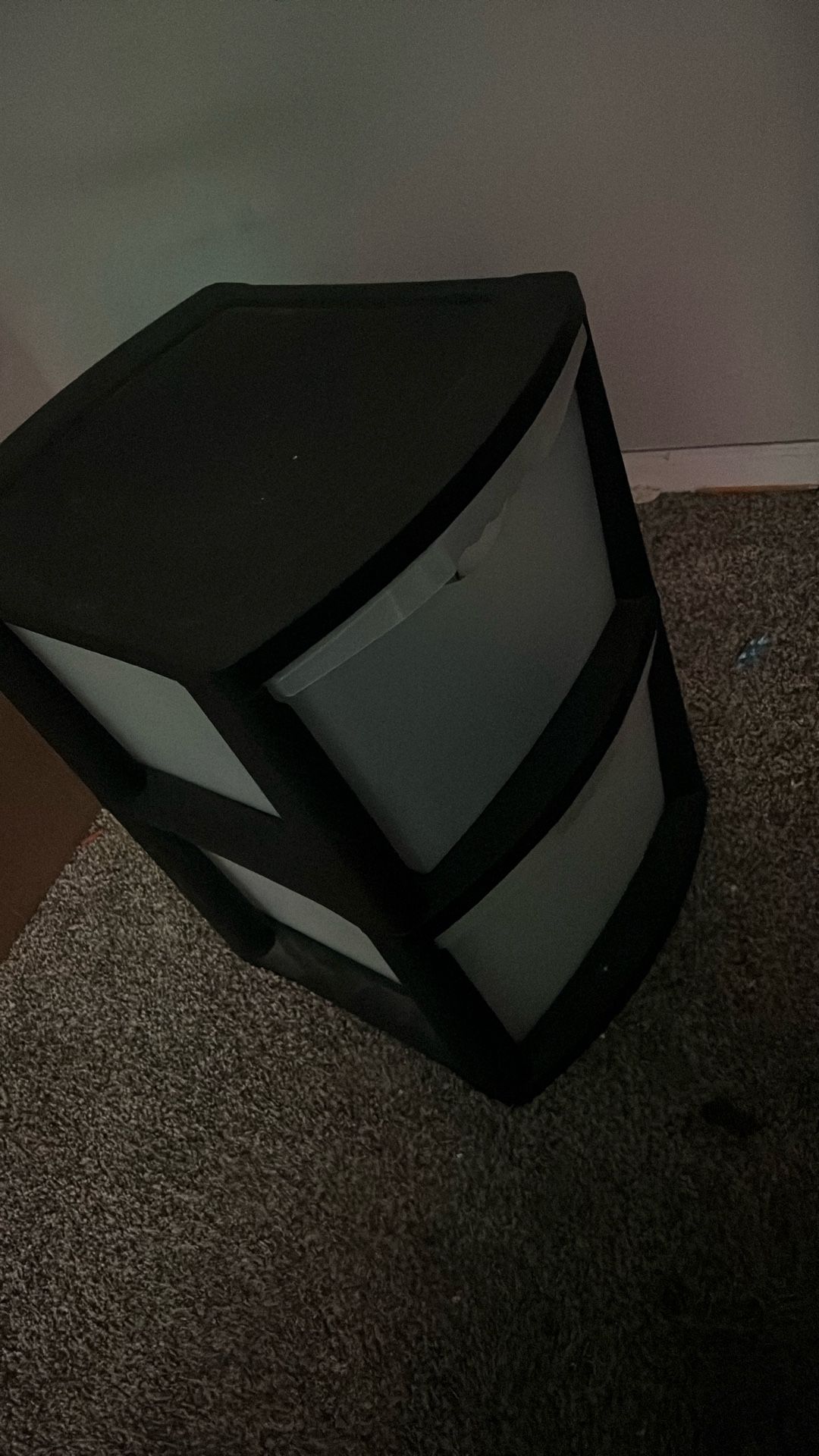 Plastic 2-Drawer Storage Dresser — Clean — Costa Mesa Pickup