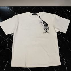 White Chrome Hearts Graphic Tee