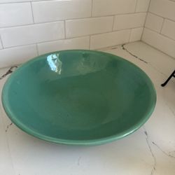 Green Vintage Bauer Bowl