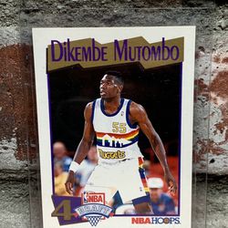 Vintage Denver Nuggets Dikembe Mutumbo Rookie Card 👍🏼🔥