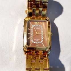 Armitron Men's Genuine Diamond Stainless Steel Dress Watch

