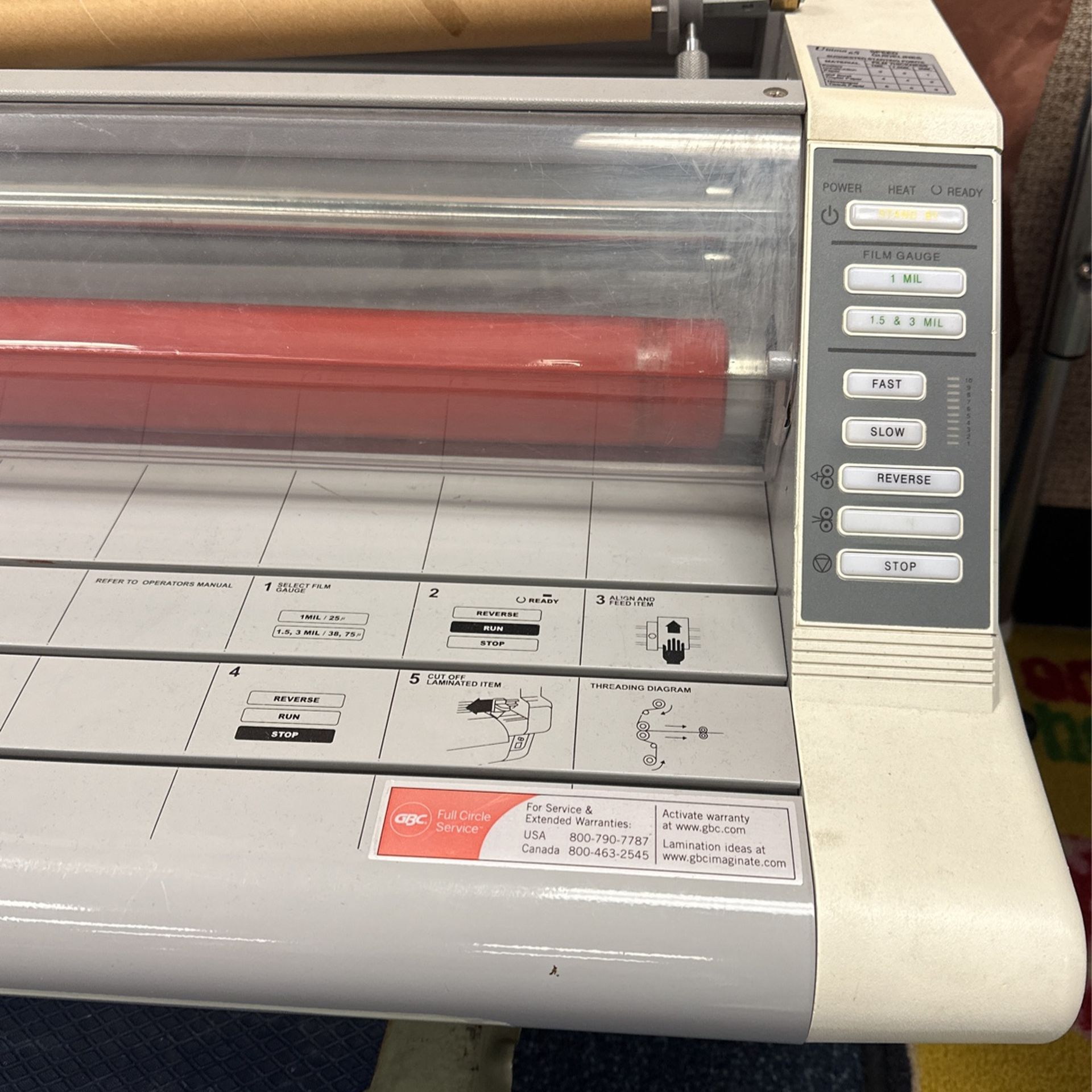 GBC ULTIMA 65 THERMAL ROLL LAMINATOR - Used