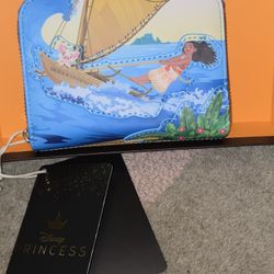 Disney Princess Moana & Pua Wallet Zipper Loungefly