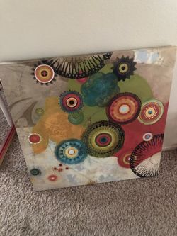 Canvas Painting 2 1/2 Ft X 2 1/2ft 