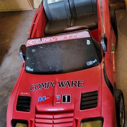 Kids Ride On Race Car Corvette 
