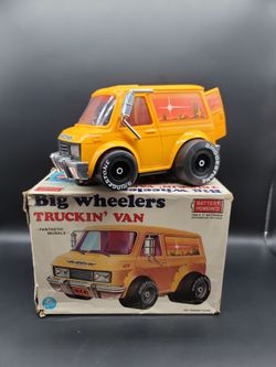 Vintage Japanese Alps 1970's Big Wheelers Truckin Van ( See Description  )