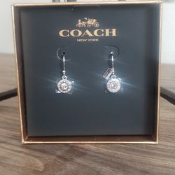 Silver Coach Earings