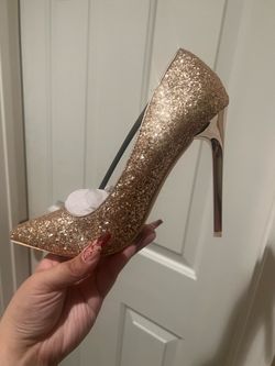 Glitter heels size 8