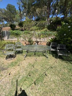 5-Piece Cast Aluminum Patio Dining Set