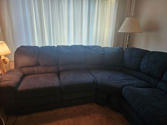 Sofa sleeper with manual recliner