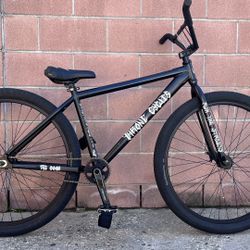 29inch Throne Goon Black Metal Fixed Gear Bike
