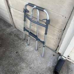 Walker 4pt With 2 Wheels Little Rust- $10  OBO IF picked Up In Pitt 