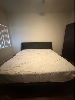 King size bed and mattress