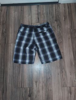 purple plaid southpole shorts
