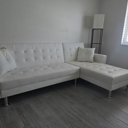 SECTIONAL in WHITE, BLACK or GREY