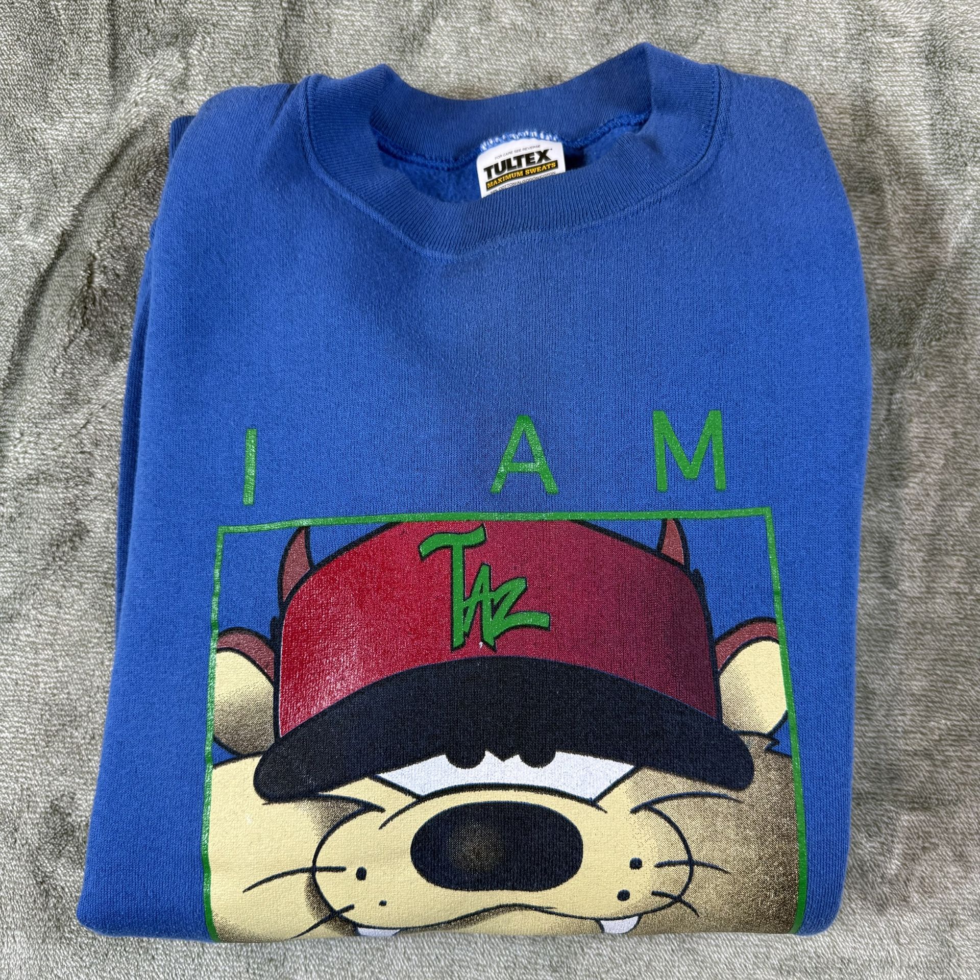 Vintage 90s Tultex Looney Tunes Tasmanian Devil crewneck sweatshirt XL