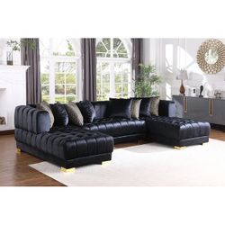 NEW BLACK COUCH
