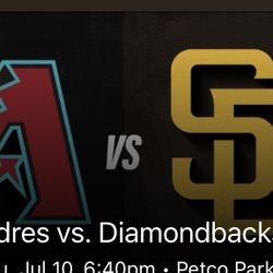 2 Padres vs Diamondbacks tickets 