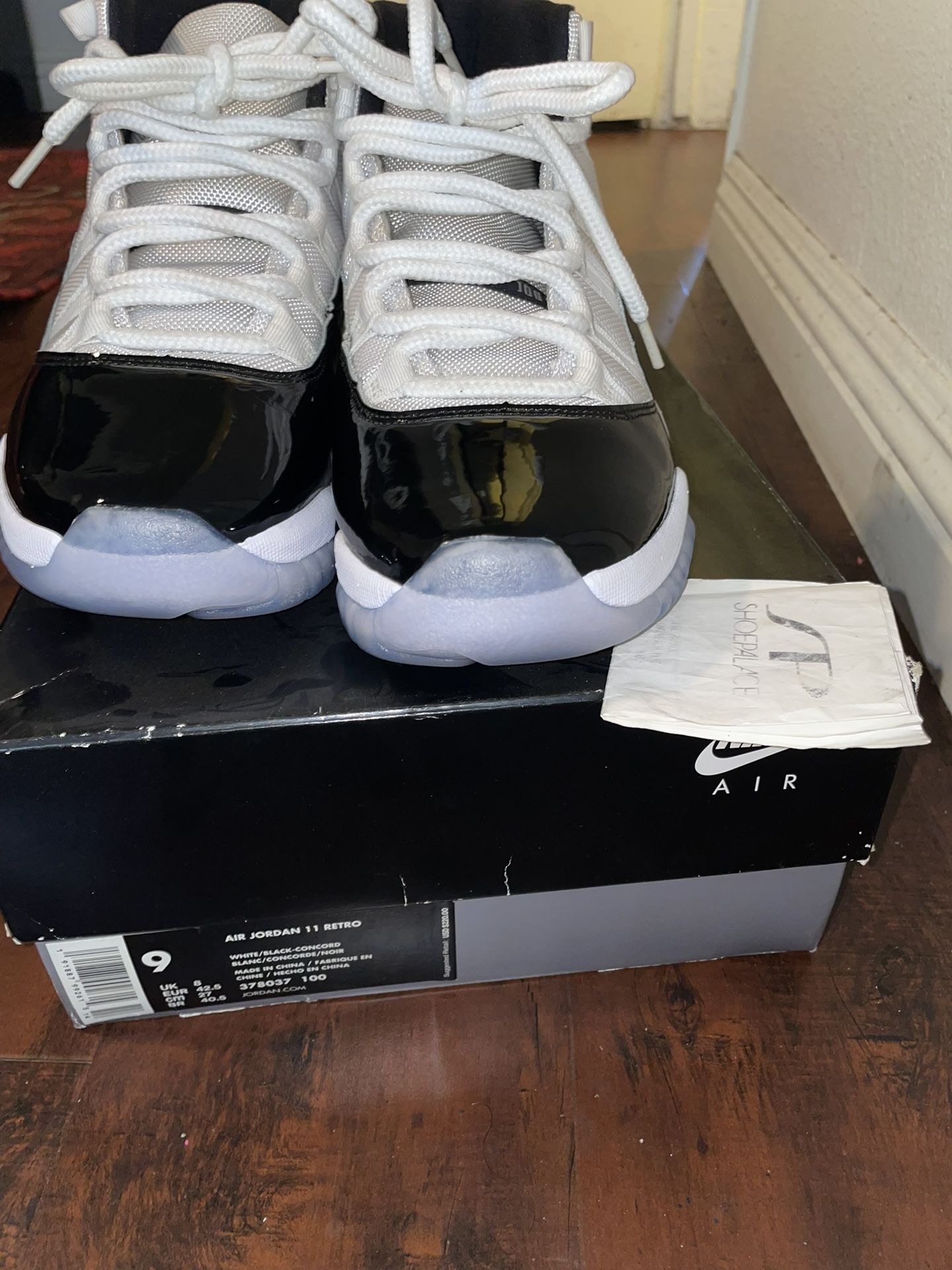 Jordan 11 Concord 2018 With Org Box Receipt