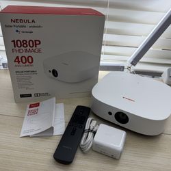 Brand New Anker Nebula Solar Portable 1080p Projector, Full HD Smart Projector.  Brand New, Open Box. SKU391-S1