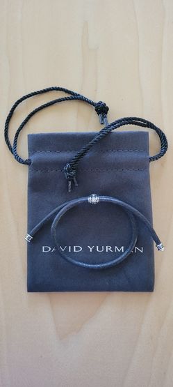 David Yurman Braceler_Black Cord Bracelet