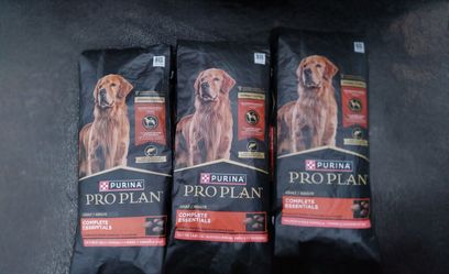 Factory  sealed Dog food.