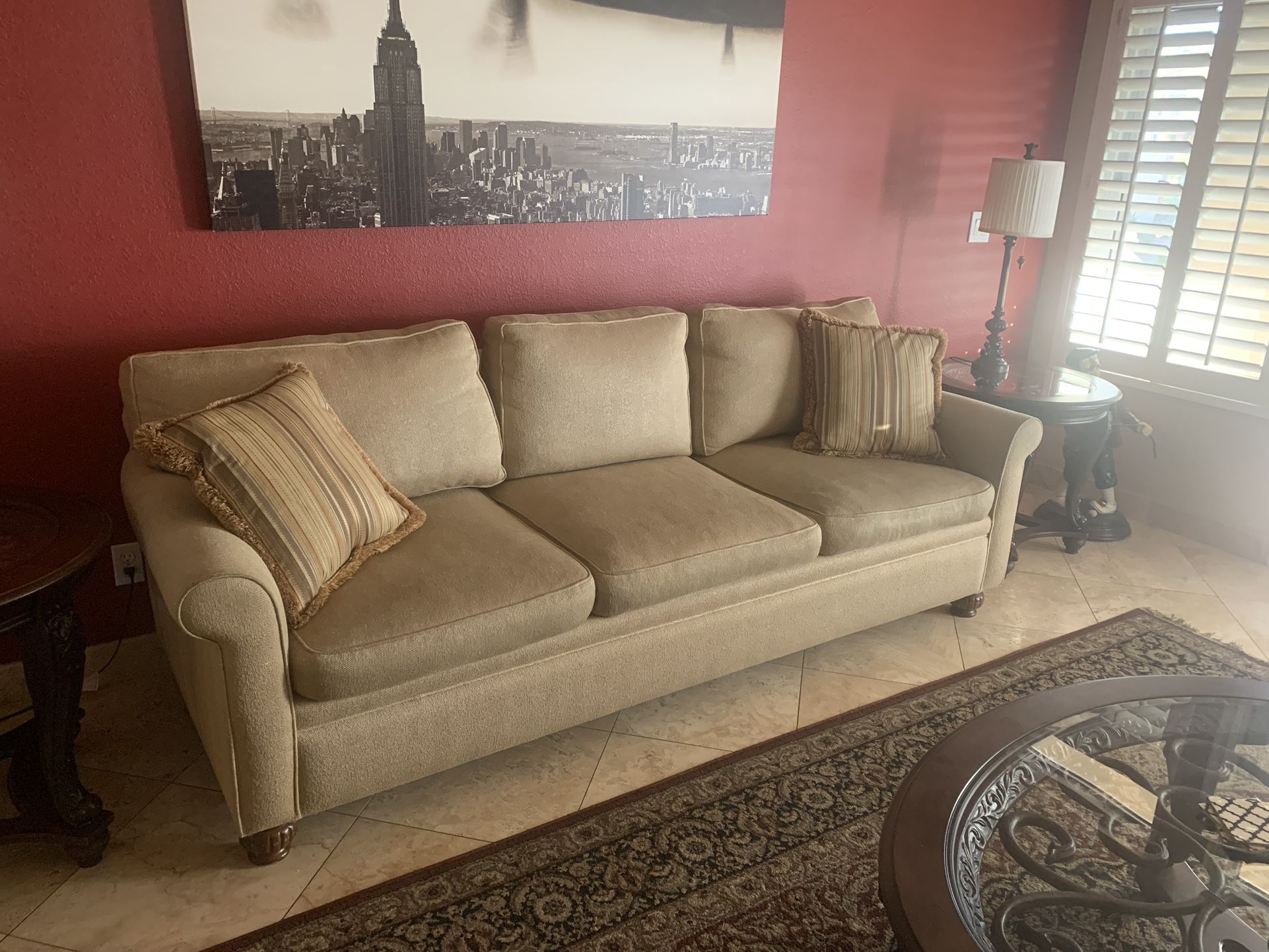 Pending Pickup. 8 Foot Down Filled Couch