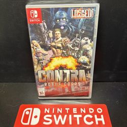 CONTRA Rogue Corps Nintendo Switch, Brand New Sealed Smoke Free Home,