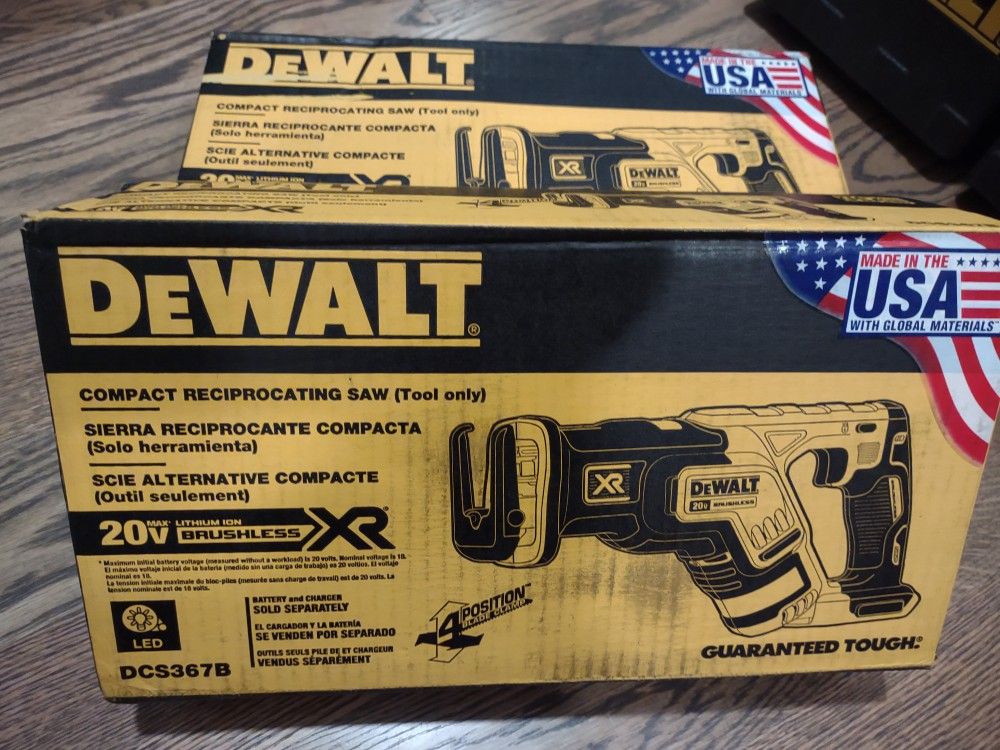 DEWALT DCS367B 20V MAX XR Li-Ion Cordless Reciprocating Saw (Tool Only) New  for Sale in Nashville, TN OfferUp