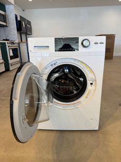 GE® 2.4 Cu. Ft. White Washer Dryer Combo